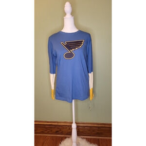 Medium Long Sleeve T-Shirt Women's St. Louis Blues Red Jacket brand NWT